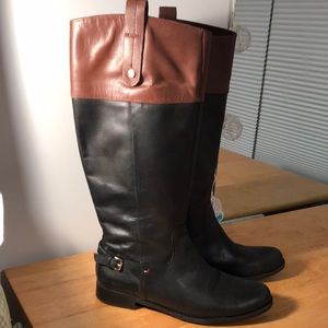 Tommy Hilfiger HamdenTwo-tone Riding Boots size 8
